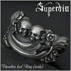 Superbia "失楽園" リング(ワイド) 11号〜27号 Paradise lost シルバーリング シルバー925 メンズ スペルヴィア Superbia 西洋美術やアンティークの趣を巧みに表現する国内ブランド スペルビア ブランド ロココ バロック スカル アンティーク ジュエリー ダーク 退廃 耽美