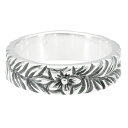 ハワイアンジュエリー プルメリア リング 9号 シルバー 花 葉 植物 ハワイアン シルバー925 いぶし アクセ ジュエリー 自分用 贈り物 シルバーアクセサ...
