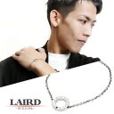 LAIRD レアド 天然 ダイヤモンド リング ステンレス メンズブレスレット 金属アレルギーフリー ブレスレット ブレス 腕輪 アクセサリー シンプル サークル 輪っか 輪 メンズ 男性 彼氏 夫 息子 記念日 誕生日 ブランド ギフト プレゼント 人気 おしゃれ 普段使い 日本製