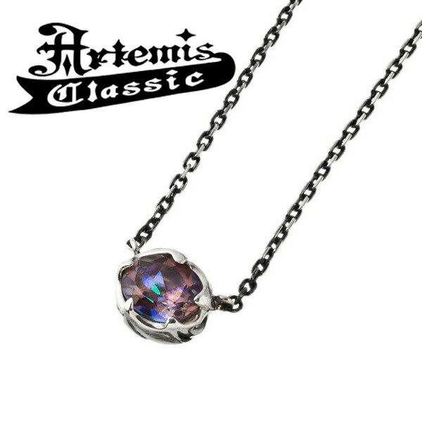 アルテミスクラシック オーバルデビルペンダント ネックレス Artemis Classic チェーン付き メンズ メンズネックレス シルバーネックレス シルバー925 アルテミスクラッシック Artemis Classic ブラック系キレイ目ファッションの必須ブランド アルテミスクラシック