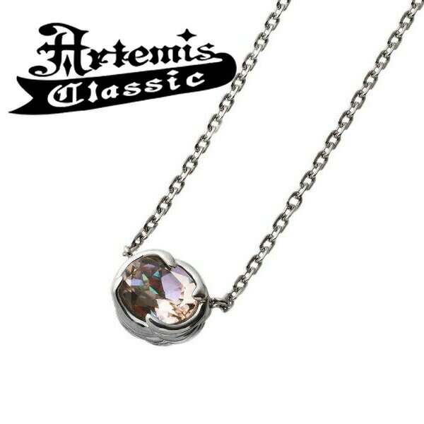 アルテミスクラシック オーバルエンジェルペンダント ネックレス Artemis Classic チェーン付き メンズ メンズネックレス シルバーネックレス シルバー925 アルテミスクラッシック Artemis Classic ブラック系キレイ目ファッションの必須ブランド アルテミスクラシック