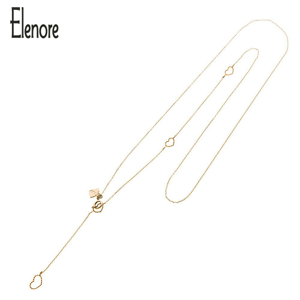 Elenore Jewelry 10金ハートYネックレス エレノアジュエリー ネックレス チェーン付き K10 金無垢 Elenore エレノアジュエリー ゴールドジュエリー ブランド エレノアとは 光 の意味 人を輝かせる光をデザインする がデザインコンセプト レディース 女性用 金鎖 ゴールド