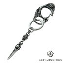 アルテミスキングス Artemis Kings スカルクラウンダガーキーホルダー AKK0005 ステンレスキーリング ステンレス サージカルステンレス アレル...