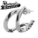 アルテミスクラシック クローダブルフープピアス 1P 片耳用 Artemis Classic フープピアス スタッドピアス ピアス メンズ レディース シルバー...