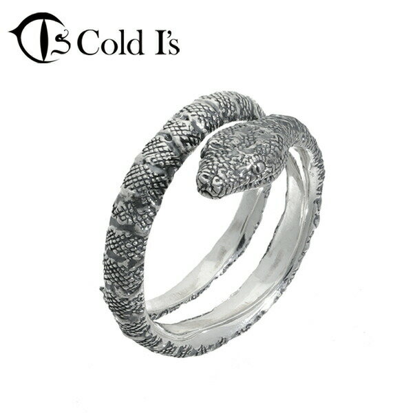 Cold I's カーペットパイソン 巻きつき リング 10〜25号 シルバー925 指輪 シルバーアクセサリー ニシキヘビ パイソン レディース リング リアル 指輪 ヘビ 彼女 蛇 記念 彼氏 女性 ボア 爬虫類 夫 ブランド 妻 記念日 男性 蛇