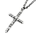 DEAL DESIGN ディールデザイン REVERSE TWIST CROSS：SMALL シルバー クロス ペンダントトップ DEAL LTD 有名ブランド アクセサリー おしゃれ メンズアクセサリー プレゼント シルバー950 SV950 スターリングシルバー モード 銀 ネックレストップ ペンダントヘッド