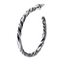 DEAL DESIGN ディールデザイン RT:LARGE HOOP シルバー フープピアス 1P 片耳用 ラージ シルバーピアス DEAL LTD 有名ブラン...