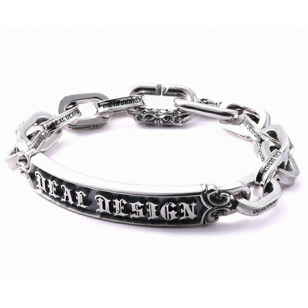 DEAL DESIGN ディールデザイン バー シグネット ブレス シルバー ブレスレット メンズ シルバーブレスレット 太め 彼氏 息子 ロック シルバーアクセ メンズブレスレット 旦那 925 アクセサリー プレゼント ごつめ ブランド ロゴ 誕生日