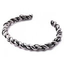DEAL DESIGN ディールデザイン RT:DUAL WIRE BANGLE シルバー バングル シルバーバングル ねじり メンズ メンズブレスレット 誕生日 銀 老舗 国産 ギフト スターリングシルバー 人気 ハード 旦那 LTD 有名ブランド(4)