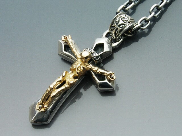 DEAL DESIGN ディールデザイン リバイブクロス18K ペンダント メンズアクセサリー ロック ギフト アクセサリー プレゼント おしゃれ メンズアクセサリー ロック ギフト シルバー925 シルバーアクセサリー 銀 SV925 スターリングシルバー シルバーペンダント ネックレス
