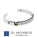 Dr MONROE ドクターモンロー 18金 メッセージスカルバングル スカル 骸骨 ドクロ 英語 英字 英文 Dr MONROE ドクターモンロー 銀 シルバーアクセサリー ミニマルなデザイン・大人の深みとさり気なさが最高に引き立つアクセ メッセージ シンプル モード スタイリッシュ