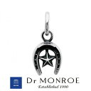 Dr MONROE ドクターモンロー スターホースシューチャーム 馬蹄 ホースシュー ラッキーアイテム 星 スター Dr MONROE ドクターモンロー 銀 シ...