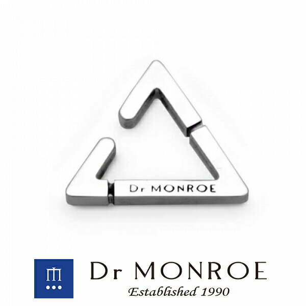 Dr MONROE ドクターモンロー トライアングルイヤーカフ 正三角形 トライアングル ジオメトリック Dr MONROE ドクターモンロー 銀 シルバーアクセサリー ミニマルなデザイン・大人の深みとさり気なさが最高に引き立つアクセ ジオメトリー 幾何学模様 シンプル モード