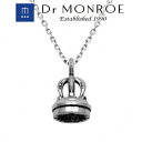 Dr MONROE ドクターモンロー ラウンドシーリングスタンプペンダント (チェーンなし) ロゴ シンボル 円 Dr MONROE ドクターモンロー 銀 シル...