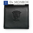 Dr MONROE ドクターモンロー レザーコインケース ブランド ロゴ シンボル 型押し 革 牛革 レザー 革小物 Dr MONROE ドクターモンロー 皮革...