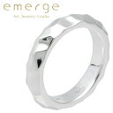 emerge エマージュ ラージ ランダムエッジ リング 4~24号 指輪 シルバーリング メンズ レディース アクセサリーブランド emerge エマージュ シルバー925 メンズ レディース リング 指輪 シルバーリング 槌目 シルバー シルバーアクセ 凸凹 ハンマー シンプル 男性 女性 彼氏