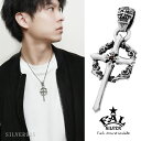 F.A.L ラージ バーデン ペンダント ペンダントトップ チェーンなし クロス 十字架 メンズ シルバー シルバー925 ブランド 男性 ヘッド トップ ネッ...