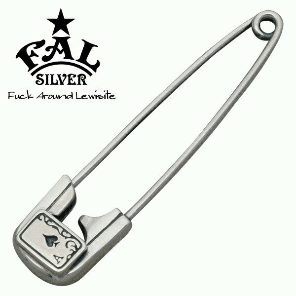 F.A.L IVCスペードアーミングピン S 安全ピン トランプ スペード 安全ピン ピンブローチ ラペルピン トランプ スペード 安全ピン ピンブローチ ラペ...