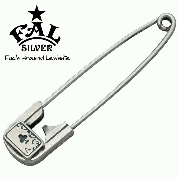 F.A.L IVCクローバーアーミングピン S 安全ピン トランプ クローバー 安全ピン ピンブローチ ラペルピン トランプ クローバー 安全ピン ピンブローチ...