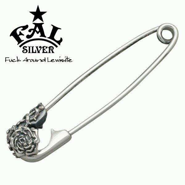 F.A.L パープルローズアーミングピン M 安全ピン バラ 薔薇 茨 安全ピン ピンブローチ ラペルピン バラ 薔薇 茨 安全ピン ピンブローチ ラペルピン ...