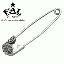F.A.L パープルローズアーミングピン M 安全ピン バラ 薔薇 茨 安全ピン ピンブローチ ラペルピン バラ 薔薇 茨 安全ピン ピンブローチ ラペルピン ...