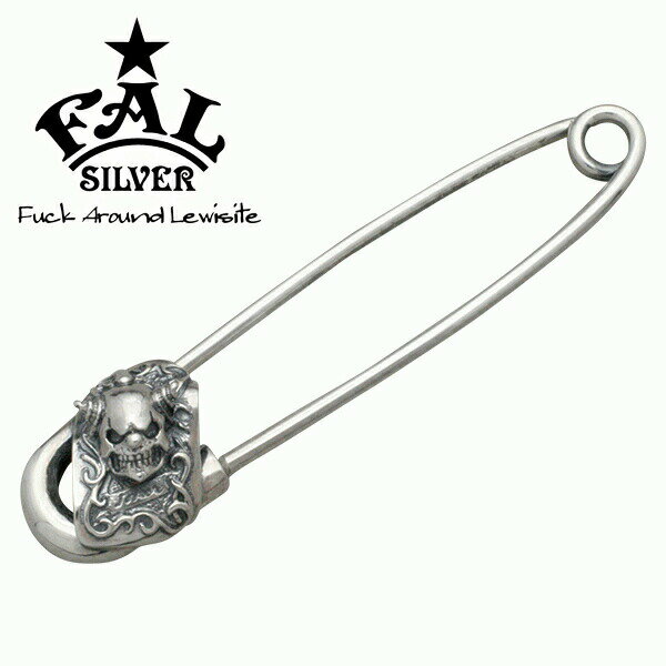 F.A.L IVCジョーカーアーミングピン M 安全ピン トランプ ジョーカー スカル ピエロ 安全ピン ピンブローチ トランプ ジョーカー スカル ピエロ 安...
