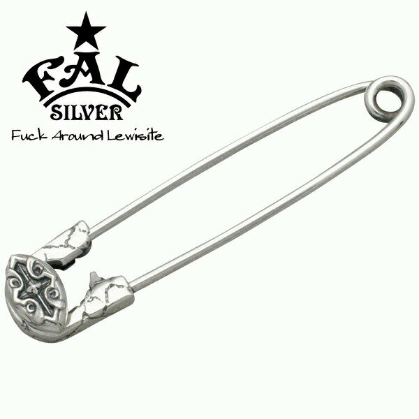 F.A.L アンダーテイカーアーミングピン M 安全ピン クロス クラック ひび割れ 安全ピン ピンブローチ クロス クラック ひび割れ 安全ピン ピンブローチ...