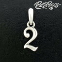 RAT RACE ラットレース R.A.W ナンバートップ 2 数字 ペンダントトップ チェーンなし Sサイズ ナンバー シルバーアクセサリー シルバーアクセ ...