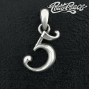 RAT RACE ラットレース R.A.W ナンバートップ 5 数字 ペンダントトップ チェーンなし ナンバー トップ シルバーアクセサリー シルバーアクセ ペ...