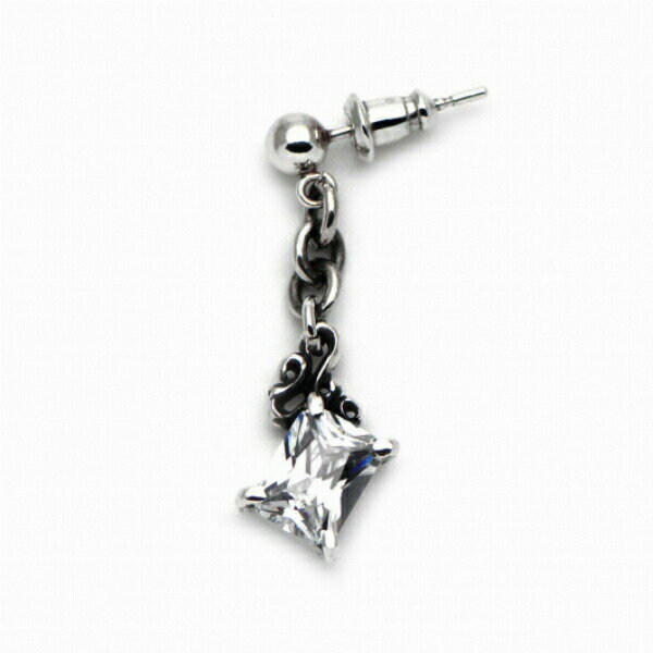 FUNKOUTS ファンクアウツ cooldust クールダスト スクエアカットストーン シルバーピアス ユニセックス ユニセックス シルバー925 シルバーアクセサリー 銀 SV925 スターリングシルバー ピアス イヤリング 人気 ブランド アクセサリー ギフト プレゼント おしゃれ