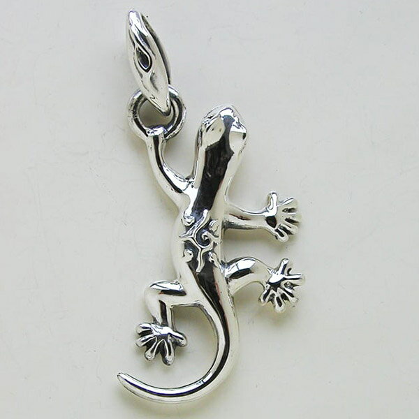 Give Me a Wing ゲッコー ヤモリ ペンダントトップ チェーンなし シルバー シルバー925 SV925 動物 ペンダントヘッド 男性 生き物 ユニ...