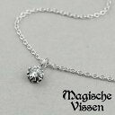 マジェスフィッセン バースデイ シルバー ネックレス チェーン付き メンズ レディース ペンダント シルバーアクセサリー シルバーアクセ メンズアクセ ハード メンズネックレス メンズペンダント シンプル リリー 百合 アラベスク 唐草 植物 一粒 天然石 誕生石 アクアマリン