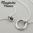 マジェスフィッセン サークル シルバー ペアネックレス チェーン付き シルバーネックレス メンズ シルバーアクセサリー シルバーアクセ メンズアクセ メンズネッ...