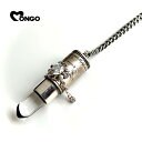 MONGO リップスティック シルバー ネックレス チェーン付き 口紅 クリア ガラス パール ペンダント シンプル ブランド シルバーネックレス ブランド 個性的 レディース プレゼント ネックレス シルバーアクセサリー 人気 女性 銀 レディース