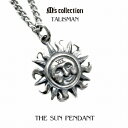 M's collection エムズコレクション シルバー925 タロットカード XIX THE SUN チェーン付き 首飾り メイドインジャパン ドメスティック 国産 日本製 有名ブランド アクセサリー ギフト おしゃれ タリスマンシリーズ アンティーク 太陽 シルバー プレゼント