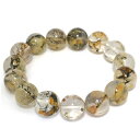 15.5mm 20cm デンドリチッククォーツ デンドライト ブレスレット メンズLLサイズ 天然石 パワーストーン デンドリチッククォーツ ブレスレット デン...