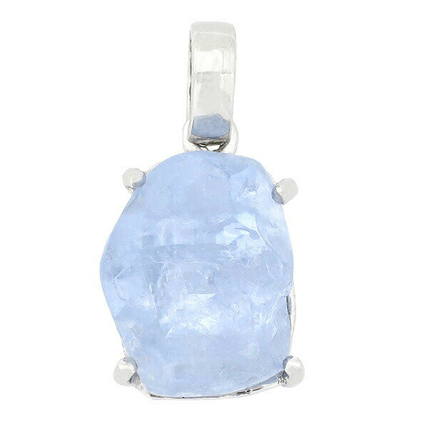 ブルーカルサイト ライトパープリッシュブルーカラー シルバーペンダントトップ 天然石 パワーストーン 天然石アクセサリー 天然石ペンダント パワーストーン ブル...