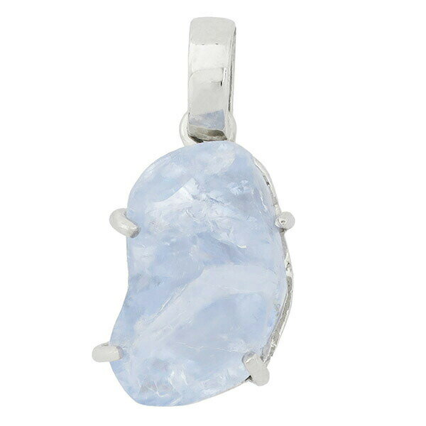 ブルーカルサイト ライトパープリッシュブルーカラー シルバーペンダントトップ 天然石 パワーストーン 天然石アクセサリー 天然石ペンダント パワーストーン ブル...