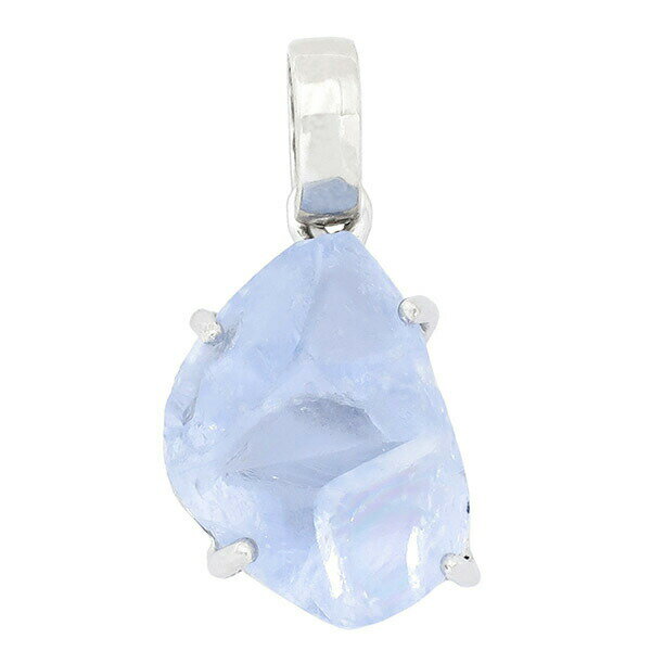 ブルーカルサイト ライトパープリッシュブルーカラー シルバーペンダントトップ 天然石 パワーストーン 天然石アクセサリー 天然石ペンダント パワーストーン ブル...