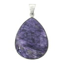 チャロアイト シルバーペンダントトップ ヘッド トップ 天然石 パワーストーン ペンダント 天然石アクセサリー 天然石ペンダント パワーストーン チャロアイト ...