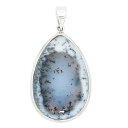 デンドリチックアゲート デンドライト シルバーペンダントトップ 天然石 パワーストーン ペンダント デンドリチックアゲート ペンダント デンドライト デンドリテ...