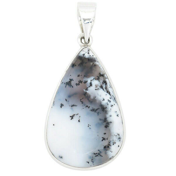 デンドリチックアゲート デンドライト シルバーペンダントトップ 天然石 パワーストーン ペンダント デンドリチックアゲート ペンダント デンドライト デンドリテ...