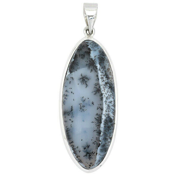 デンドリチックアゲート デンドライト シルバーペンダントトップ 天然石 パワーストーン ペンダント デンドリチックアゲート ペンダント デンドライト デンドリテ...