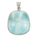 ラリマー シルバーペンダントトップ ヘッド トップ 天然石 パワーストーン ラリマ- ペンダント 天然石アクセサリー 天然石ペンダント パワーストーン ラリマー...