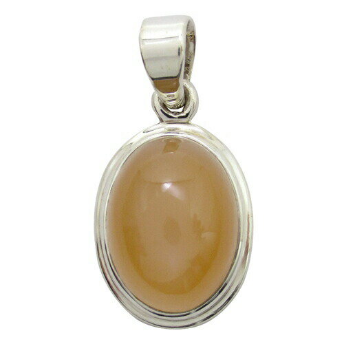インド産 オレンジムーンストーン シルバーペンダントトップ ヘッド トップ 天然石 パワーストーン 天然石アクセサリー 天然石ペンダント パワーストーン ムーン...