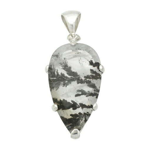 デンドリチッククォーツ デンドライト シルバーペンダントトップ 天然石 パワーストーン ペンダント 天然石アクセサリー 天然石ペンダント パワーストーン デンド...