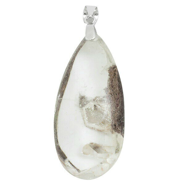 ガーデンクォーツ 貫入水晶 シルバーペンダントトップ 天然石 パワーストーン ガーデンクオーツ ペンダント ガーデンクォーツ ペンダント 水晶 天然石 パワース...
