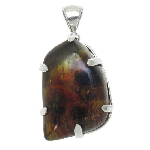 スマトラ産 ブルーアンバー 琥珀 シルバーペンダントトップ ヘッド トップ 天然石 パワーストーン 琥珀 アンバー ペンダント 天然石 パワーストーン メンズ ...