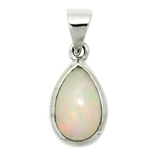 雫型 プレシャスオパール シルバーペンダントトップ 天然石 パワーストーン オパール ペンダント オパール ペンダント レディース 10月 誕生石 天然石 パワ...