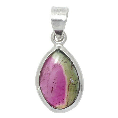 ウォーターメロントルマリン シルバーペンダントトップ 天然石 パワーストーン トルマリン ペンダント トルマリン ペンダント ウォーターメロントルマリン 天然石...